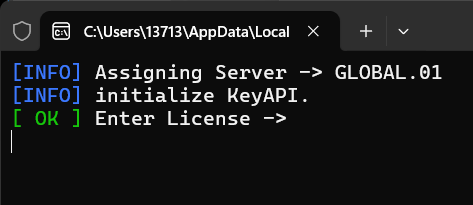 Login screen example